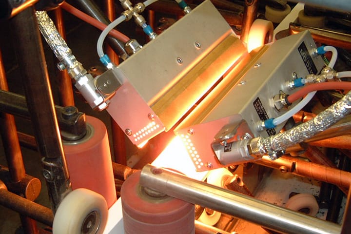 Émetteurs infrarouges pour machines de transformation du bois